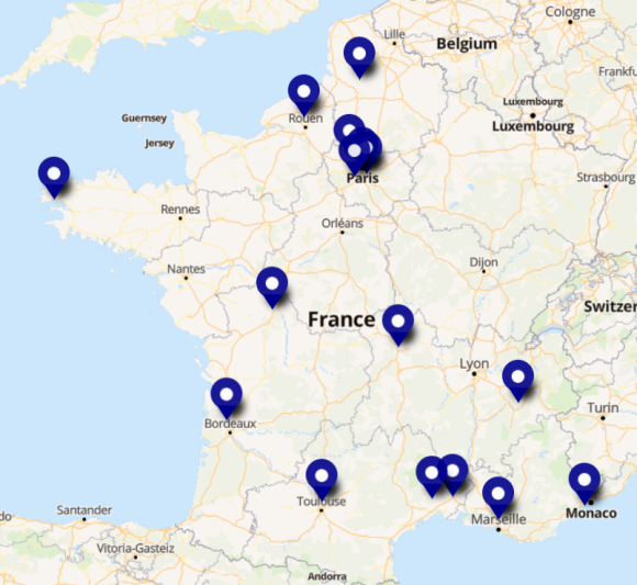 Carte du réseau Aspie-Friendly