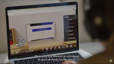 Capture d'écran d'une vidéo de présentation de Polymny