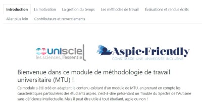 Module de méthodologie du travail universitaire