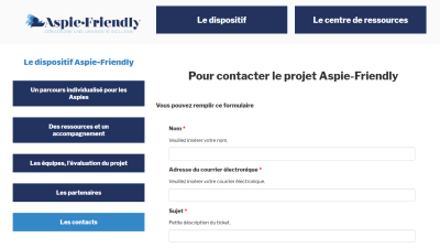 Formulaire de contact